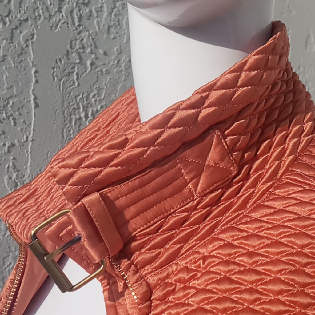Dana Bachman Vintage Designer Rose Quilted Vest